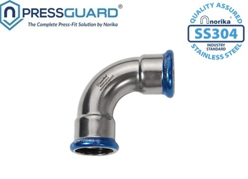 Stainless Steel 304 Press Fit 90 Deg Elbow